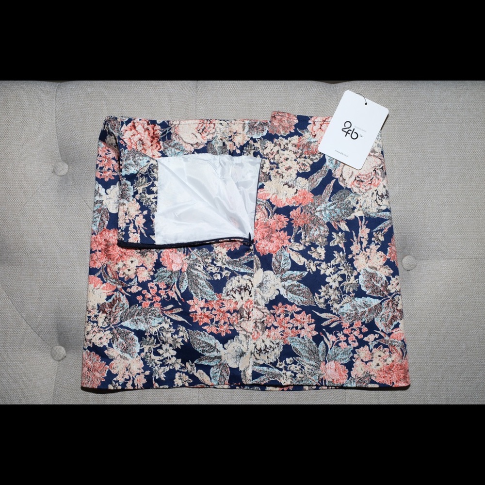 Floral Mini Skirt